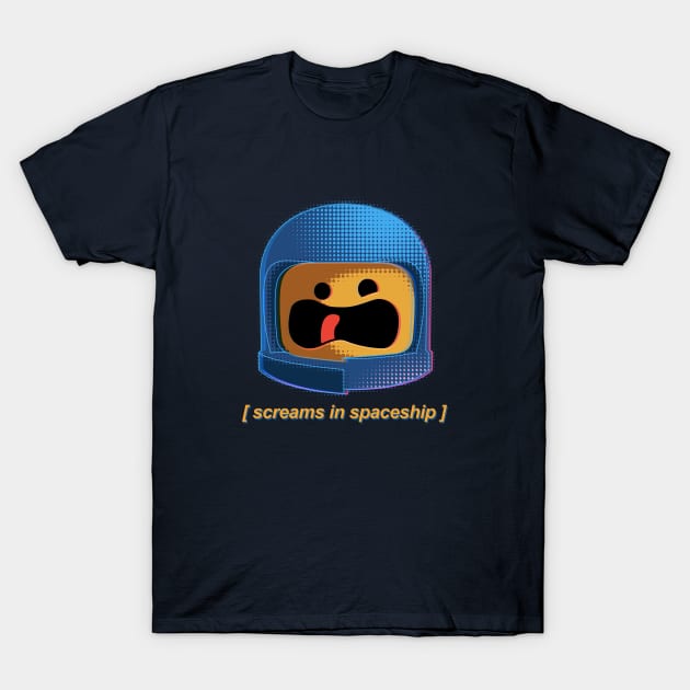 Screams in spaceship T-Shirt by sonicpandaart